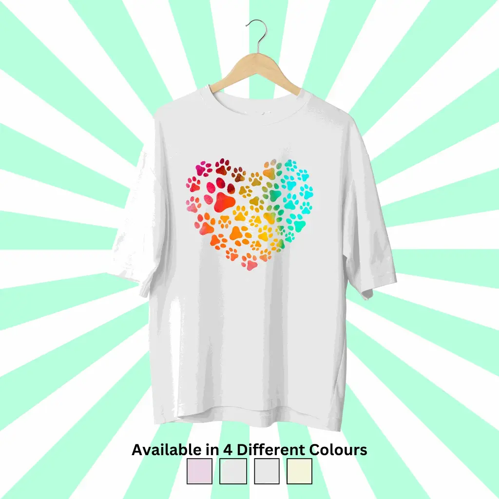 Heart Full of Paws Oversized Tee