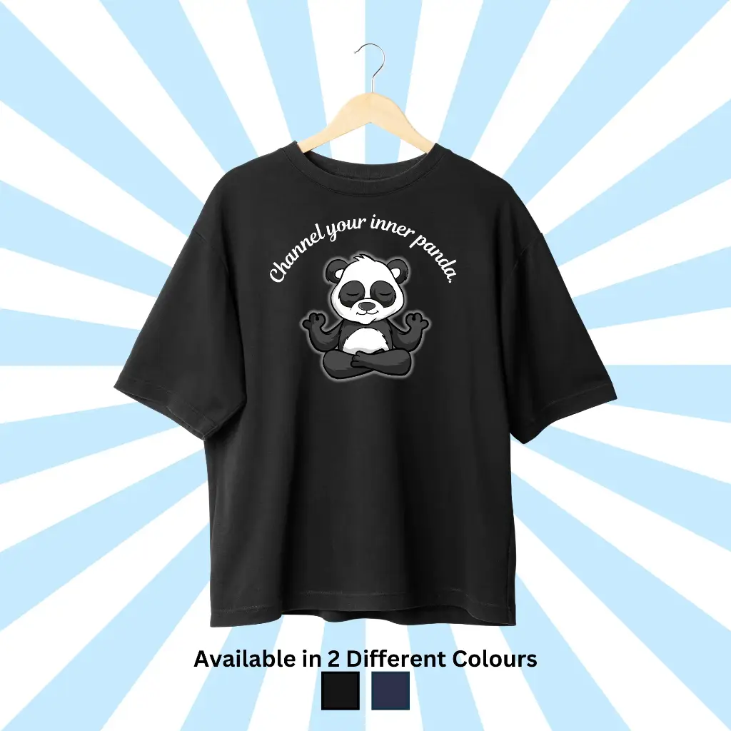 Channel your Inner Panda Oversized Tee