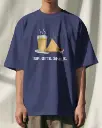 Sip Bite Smile Oversized Tee