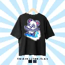 Surfing Panda Vibes Over-sized Tee