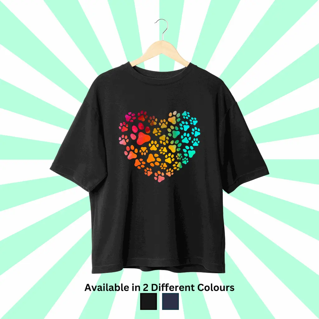 Heart Full of Paws Oversized Tee