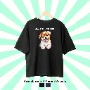 Stay Calm & Pet Dog Oversized Tee