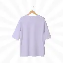 Plain Lavender Oversized Tee