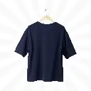 Plain Navy Blue Oversized Tee