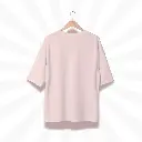 Plain Baby Pink Oversized Tee