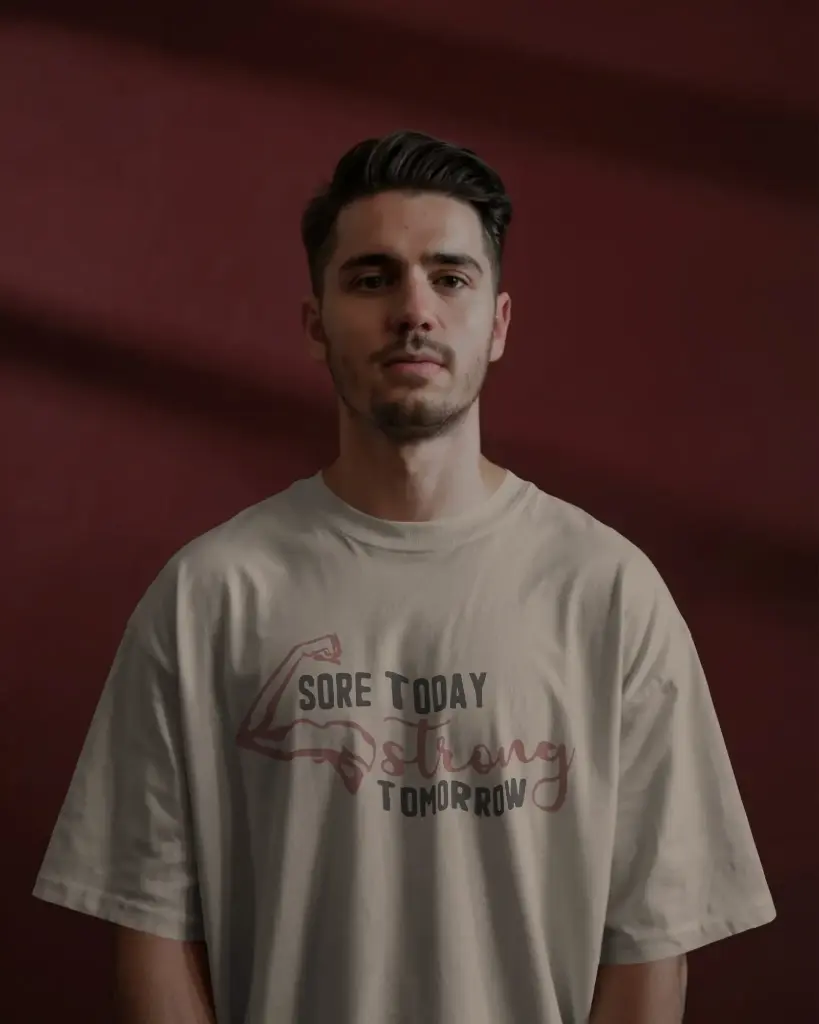 Sore Today,  Strong Tomorrow Oversized Tee