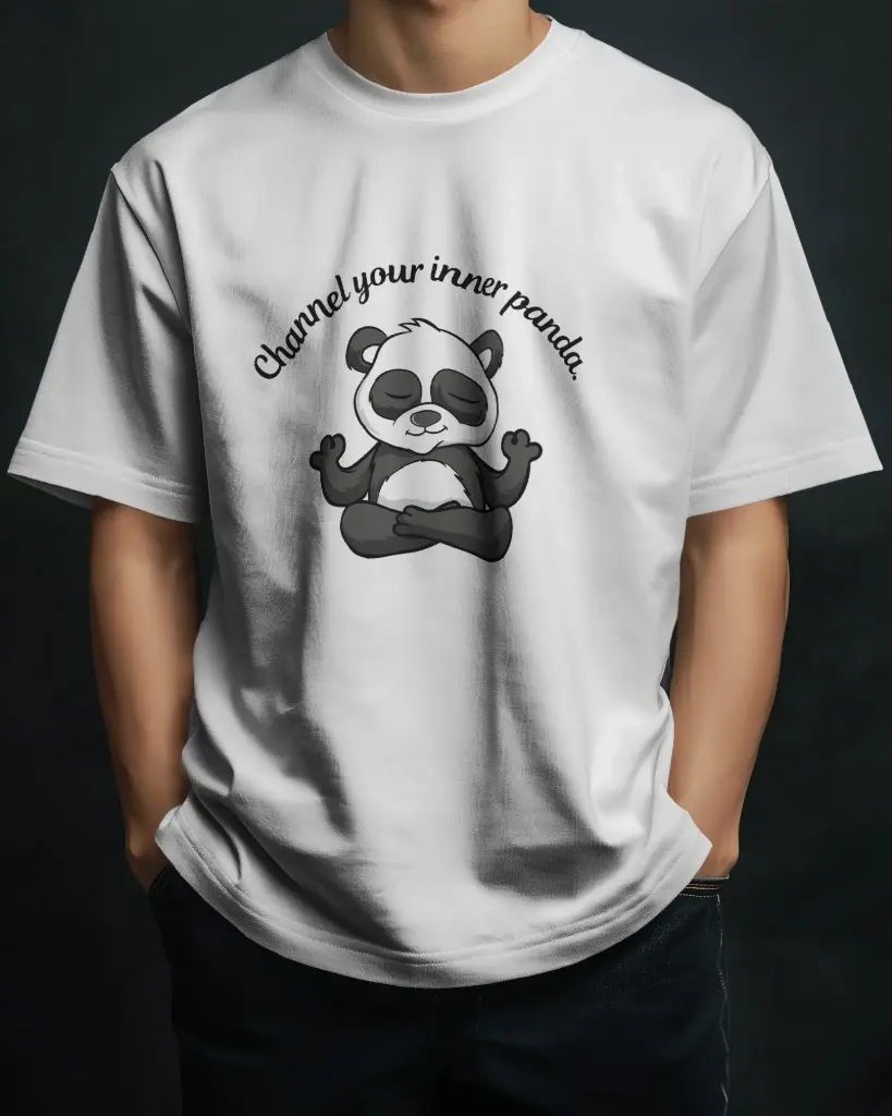 Channel your Inner Panda Oversized Tee