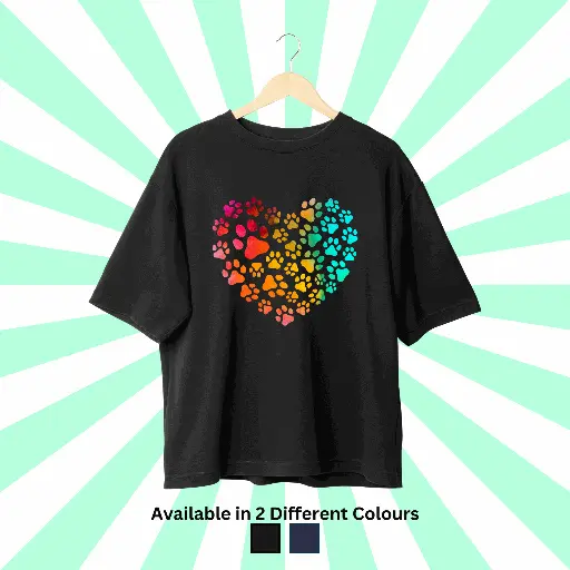 Heart Full of Paws Oversized Tee