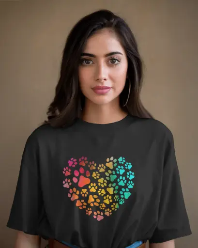 Heart Full of Paws Oversized Tee
