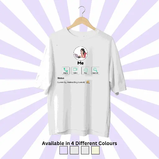 Currently, Pretending to Work Oversized Tee