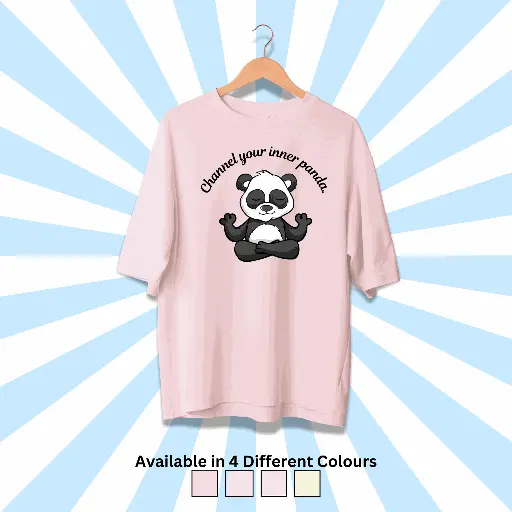 Channel your Inner Panda Oversized Tee