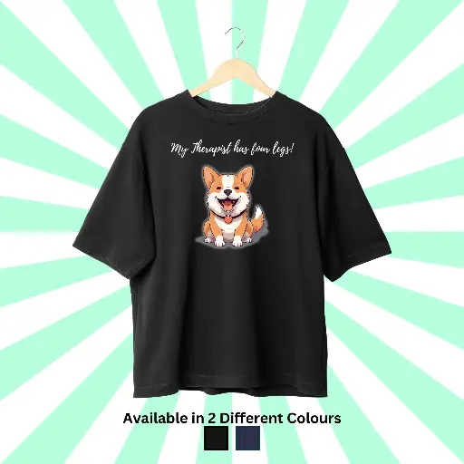 Furry Therapist Oversized Tee