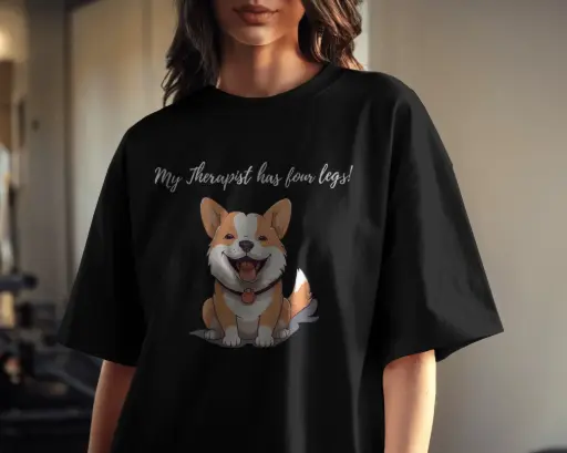 Furry Therapist Oversized Tee