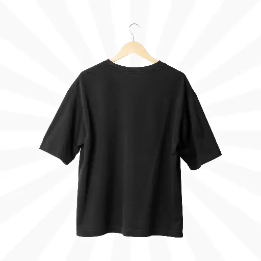Plain Black Oversized Tee