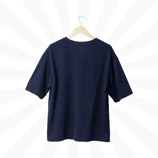 Plain Navy Blue Oversized Tee