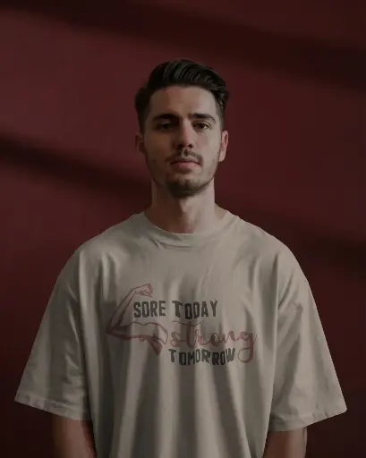 Sore Today,  Strong Tomorrow Oversized Tee